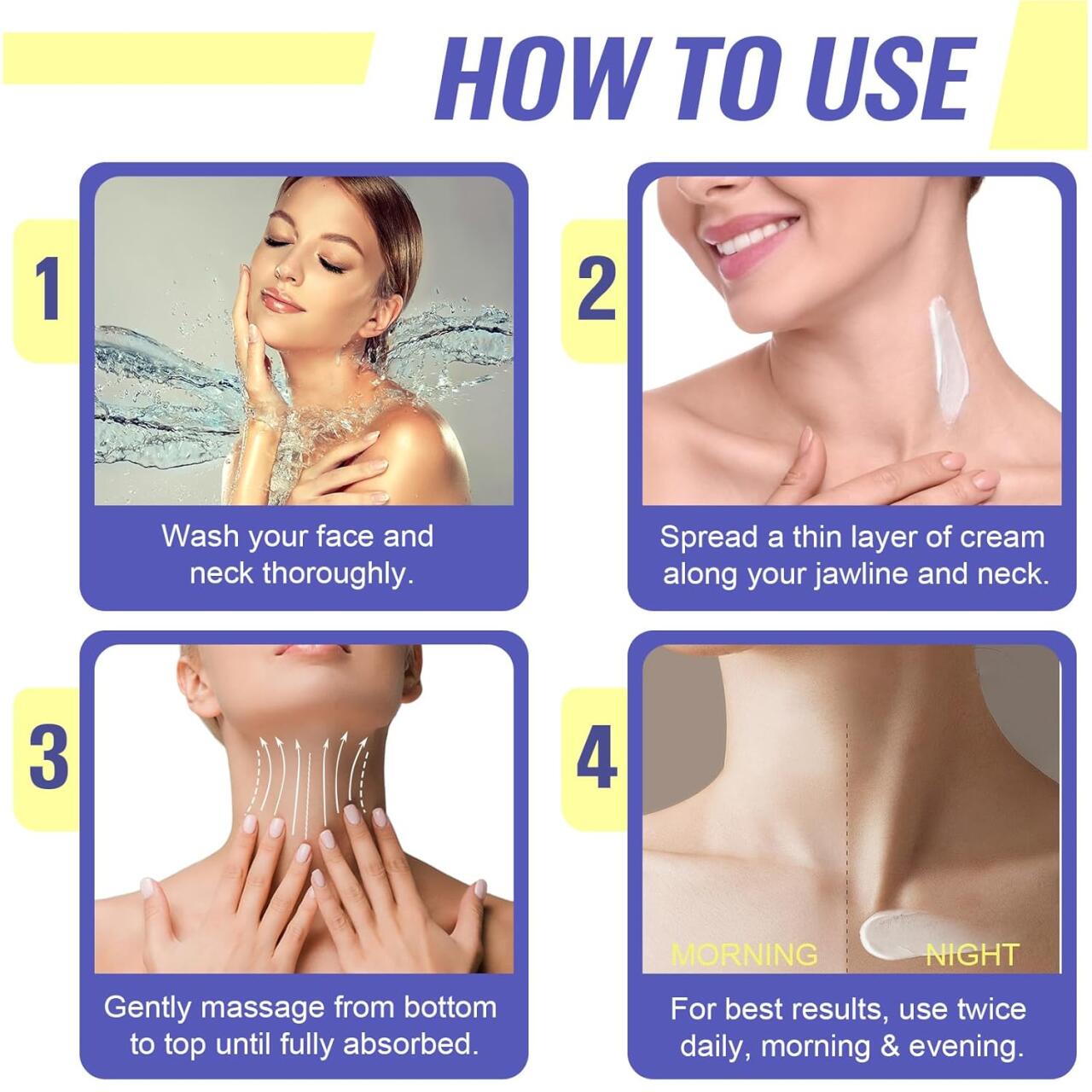 Crema Antienvejecimiento Para el Cuello y Escote (Compra 1 y llévate 3)