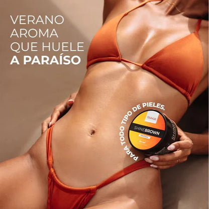 2x1 en Acelerador de Bronceado Shine Brown