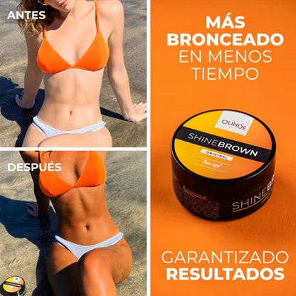 2x1 en Acelerador de Bronceado Shine Brown