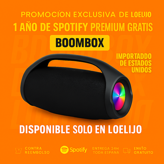 BOOMBOX HA LLEGADO +1 Año de Suscripción a Spotify Premium Gratis
