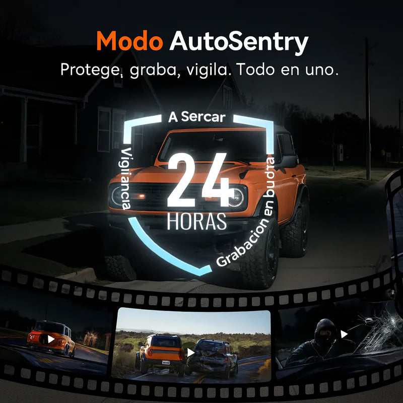 WOLFBOX G900Pro 12MP WiFi Touch Screen Dashcam com espelho retrovisor inteligente