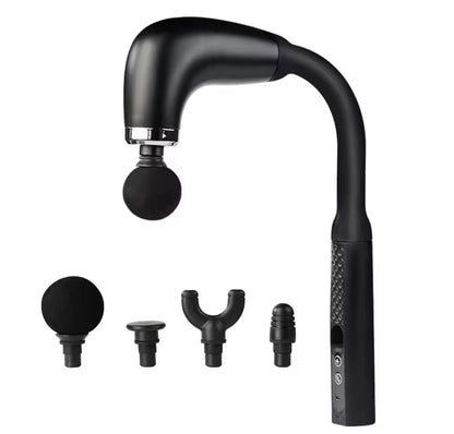 Pistola de masaje muscular en forma de U