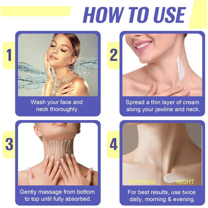 Crema Antienvejecimiento Para el Cuello y Escote (Compra 1 y llévate 3)